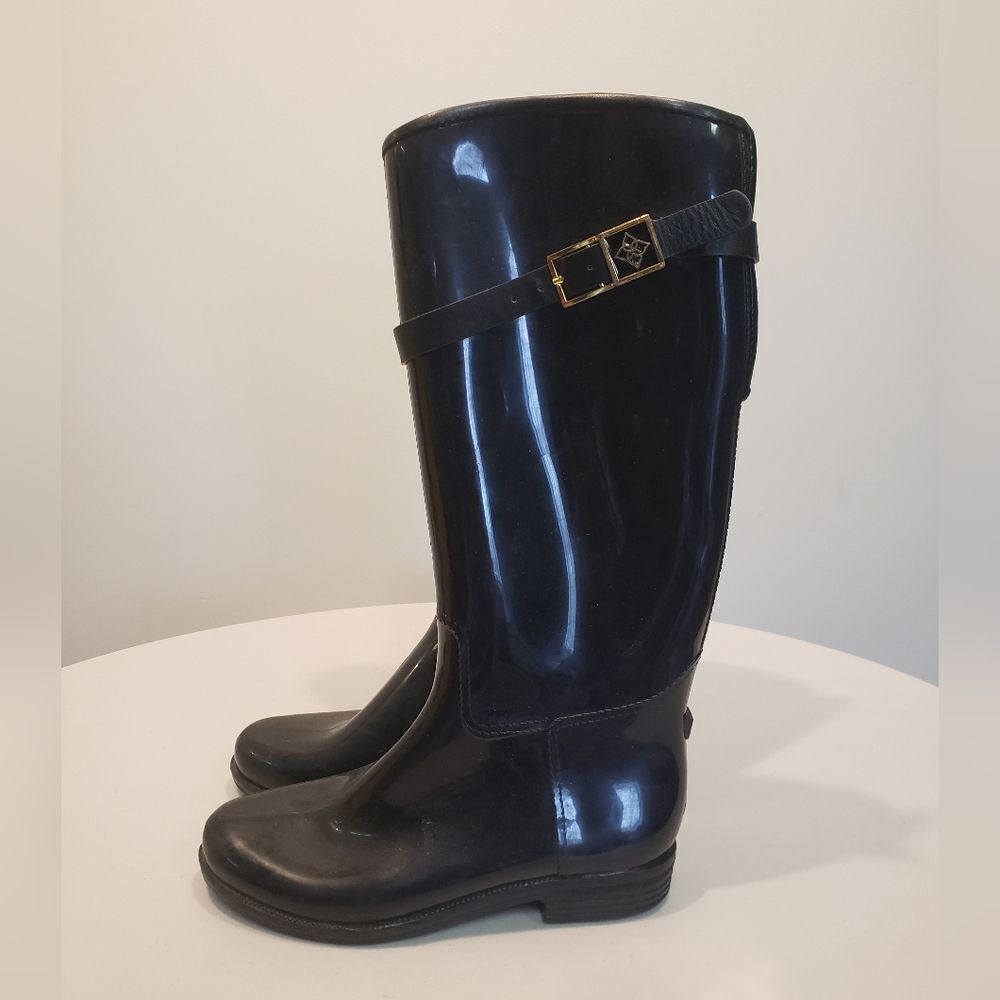 dav Womens Sussex Rubber Rain Boots Size 10